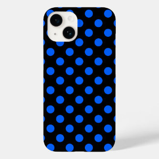 青と黒の水玉模様 Case-Mate iPhone 14ケース