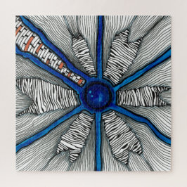 青と黒の色合い ジグソーパズル