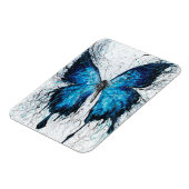 青と黒の蝶 マグネット (左側)