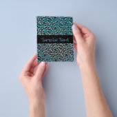 青と黒の迷宮 チラシ (手)