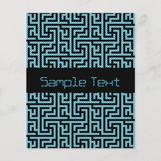 青と黒の迷宮 チラシ (正面)