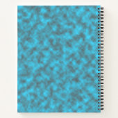 青と黒の雲 ノートブック (裏面)