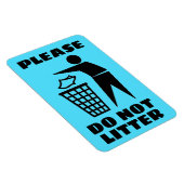 青と黒を落とさないでくカスタマイズれ マグネット (右側)