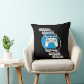 青と黒ゲーマー |ビデオコントローラ クッション (椅子)