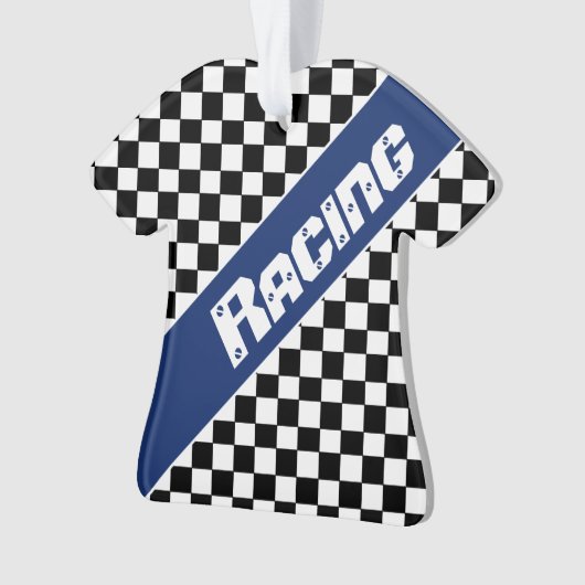 青と黒 オーナメント (正面)