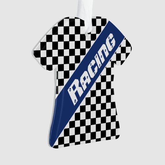 青と黒 オーナメント (正面)