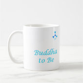 青にある仏 コーヒーマグカップ (左)