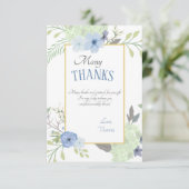 青によってはサンキューカードが開花します サンキューカード (スタンド正面)