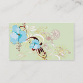 青によっては名刺が開花します 名刺 (裏面)