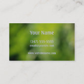 青によっては名刺が開花します 名刺 (裏面)