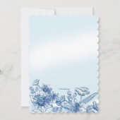 青によっては招待状が開花します 招待状 (裏面)