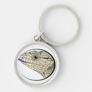 青によってスタカットに奏されるskinkのkeychain キーホルダー