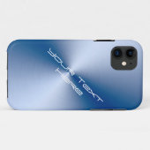 青によってブラシをかけられる金属Iphone5やっとそこに Case-Mate iPhoneケース (裏面(横))