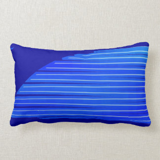 青によって曇らされる翼 ランバークッション