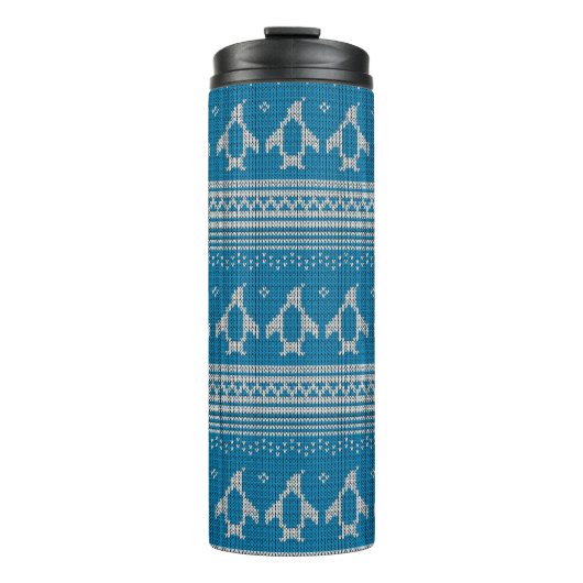 青によって編まれる背景 タンブラー (正面)