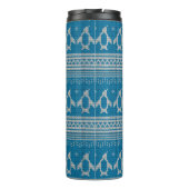 青によって編まれる背景 タンブラー (裏面)