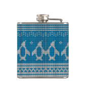 青によって編まれる背景 フラスク (裏面)