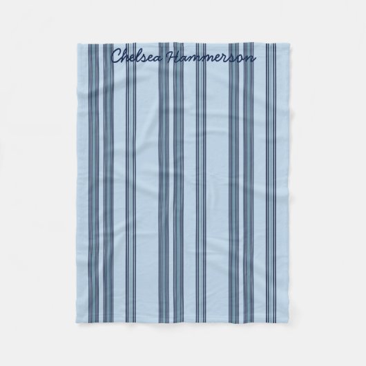 青によって除去されるフリースブランケットの青 フリースブランケット (正面)