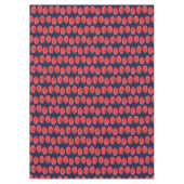 青にピンクのダリアの花 テーブルクロス (正面)