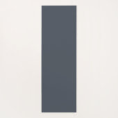 青にミュート | グレー ヨガマット (裏面)