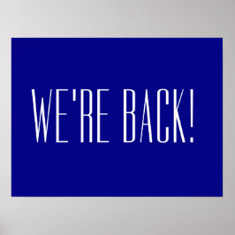 青に戻った ポスター