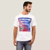 青に投票して議会を変えよう 2026 Tシャツ (正面フル)