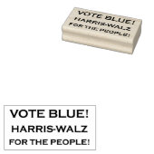 青に投票! ラバースタンプ (押印)