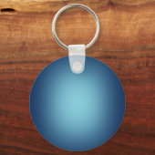 青に白いスポットライト キーホルダー (正面)
