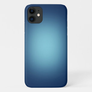 青に白いスポットライト iPhone 11 ケース