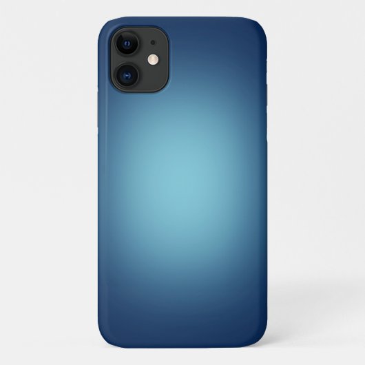 青に白いスポットライト Case-Mate iPhoneケース (裏面)