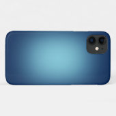 青に白いスポットライト Case-Mate iPhoneケース (裏面(横))
