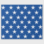 青に白い星 ラッピングペーパー (フラット)