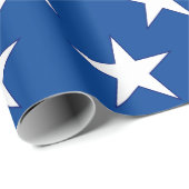 青に白い星 ラッピングペーパー (ロールコーナー)