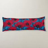 青に赤いケシ畑 ボディピロー (裏面)