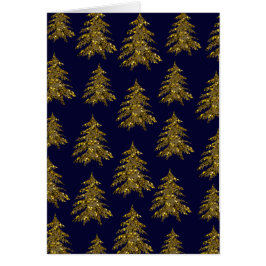 青に輝くクリスマスツリー