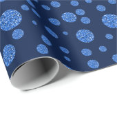 青に輝く青い星 ラッピングペーパー (ロールコーナー)