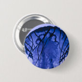 青のくらげ 缶バッジ (正面&裏面)