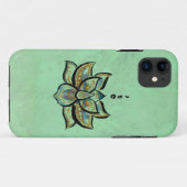 青のはすの花のiPhone 5/5sの場合 Case-Mate iPhoneケース (裏面(横))