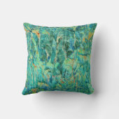 青のひび クッション (裏面)