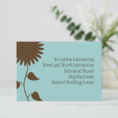 青のひまわりエンクロージャ・カード エンクロージャーカード (スタンド正面)