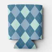 青のアーガイルヴィンテージ 缶クーラー (裏面)