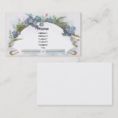 青のアーチ忘れ私Nots 名刺 (正面/裏面)