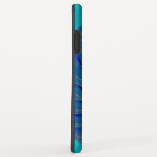 青のオウムガイの貝 Case-Mate iPhoneケース (裏面/右)