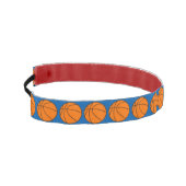 青のオレンジバスケットボール アスレチックヘッドバンド (左)