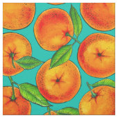 青のオレンジ ファブリック (見本)