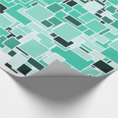 青のカオス ラッピングペーパー (角)