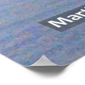 青のカモメ ポスター (角)