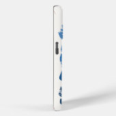 青のグラデーションで波を描くミニマリストアート, la plage Case-Mate iPhoneケース (裏面 / 右)