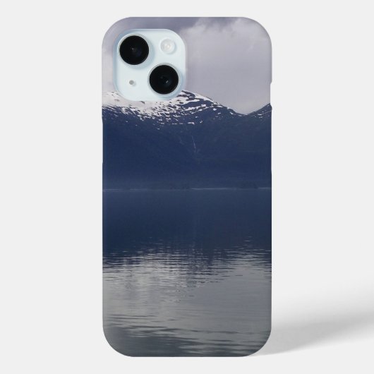 青のグラデーションの神秘的なアラスカの海 Case-Mate iPhoneケース (裏面)