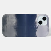 青のグラデーションの神秘的なアラスカの海 Case-Mate iPhoneケース (裏面 (横))